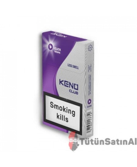 Keno Club Grape (&Uuml;z&uuml;m) İthal Sigara