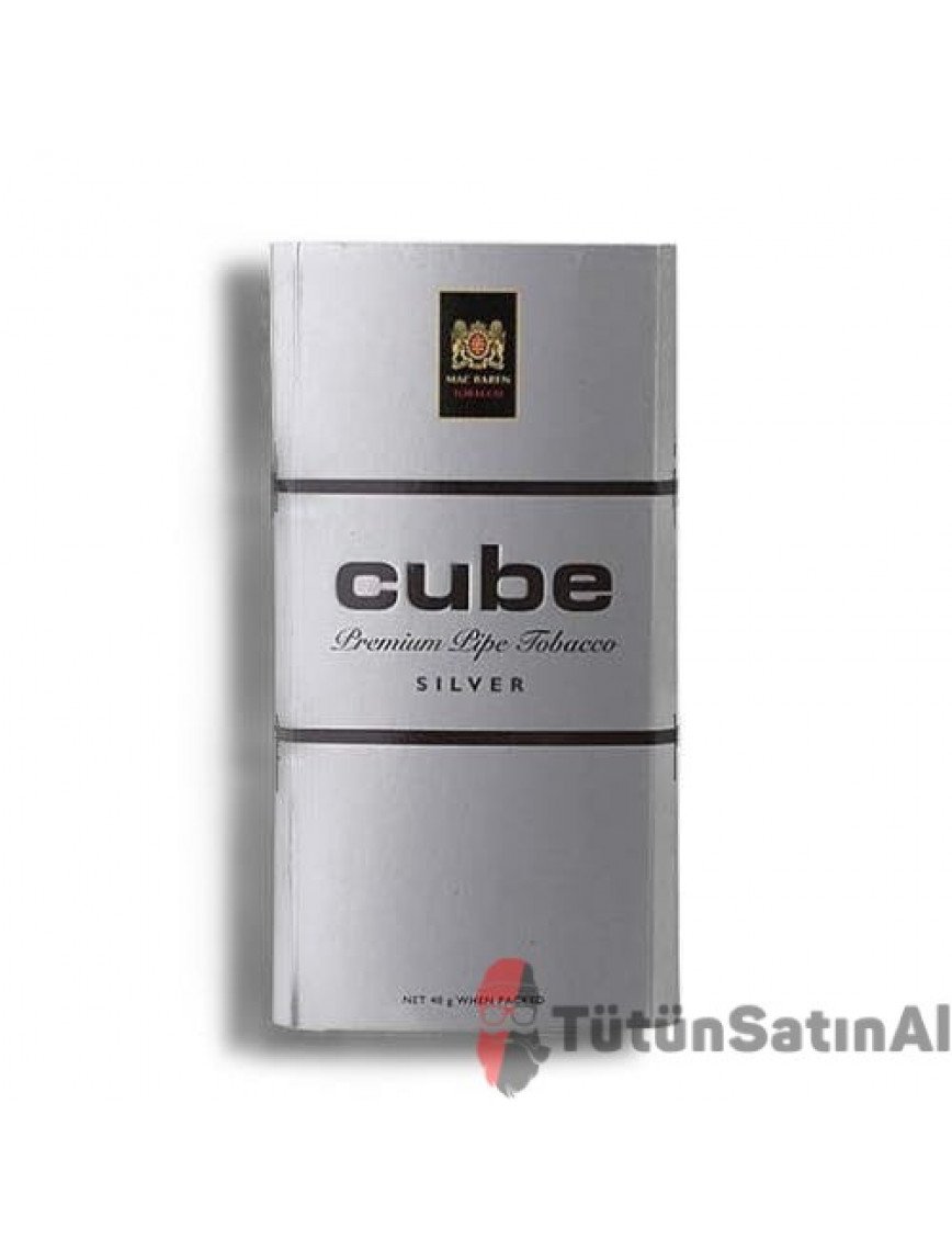 Mac Baren - Cube Silver İthal Paket Pipo Tütünü 40gr