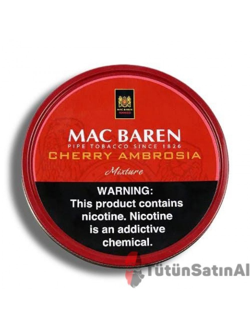 Mac Baren Cherry Ambrosia ( kiraz-vişne Aromalı) Pipo Tütünü