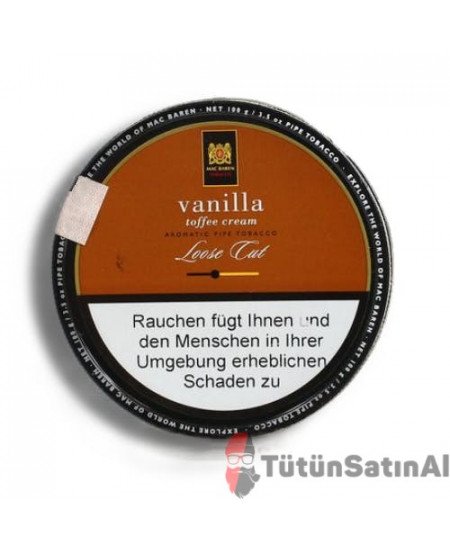 Mac Baren Vanilla Toffe Cream ( şekerleme ve vanilya aromalı ) Pipo T&uuml;t&uuml;n&uuml;