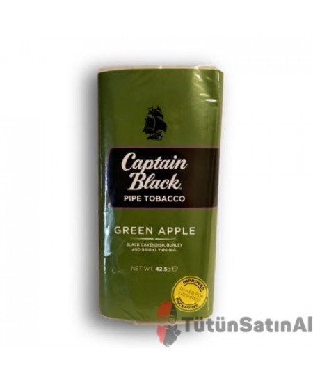 Captain Black Green Apple Pipo T&uuml;t&uuml;n&uuml; (Elma Aromalı)
