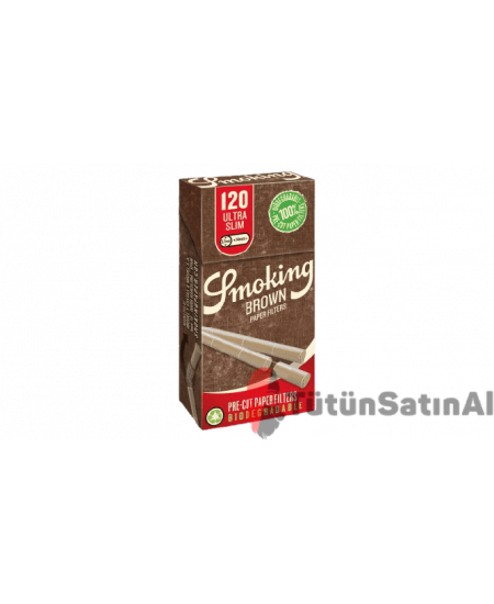 Smoking Pre-Cut Brown Ultra Slim 5,7mm Sarma Filtresi