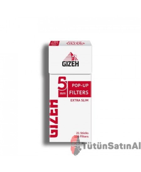 Gizeh Pop-Up Extra Slim 5.3 mm Kutu Filtre Tane