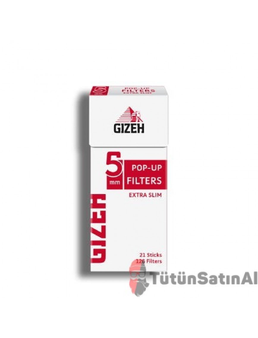 Gizeh Pop-Up Extra Slim 5.3 mm Kutu Filtre Tane