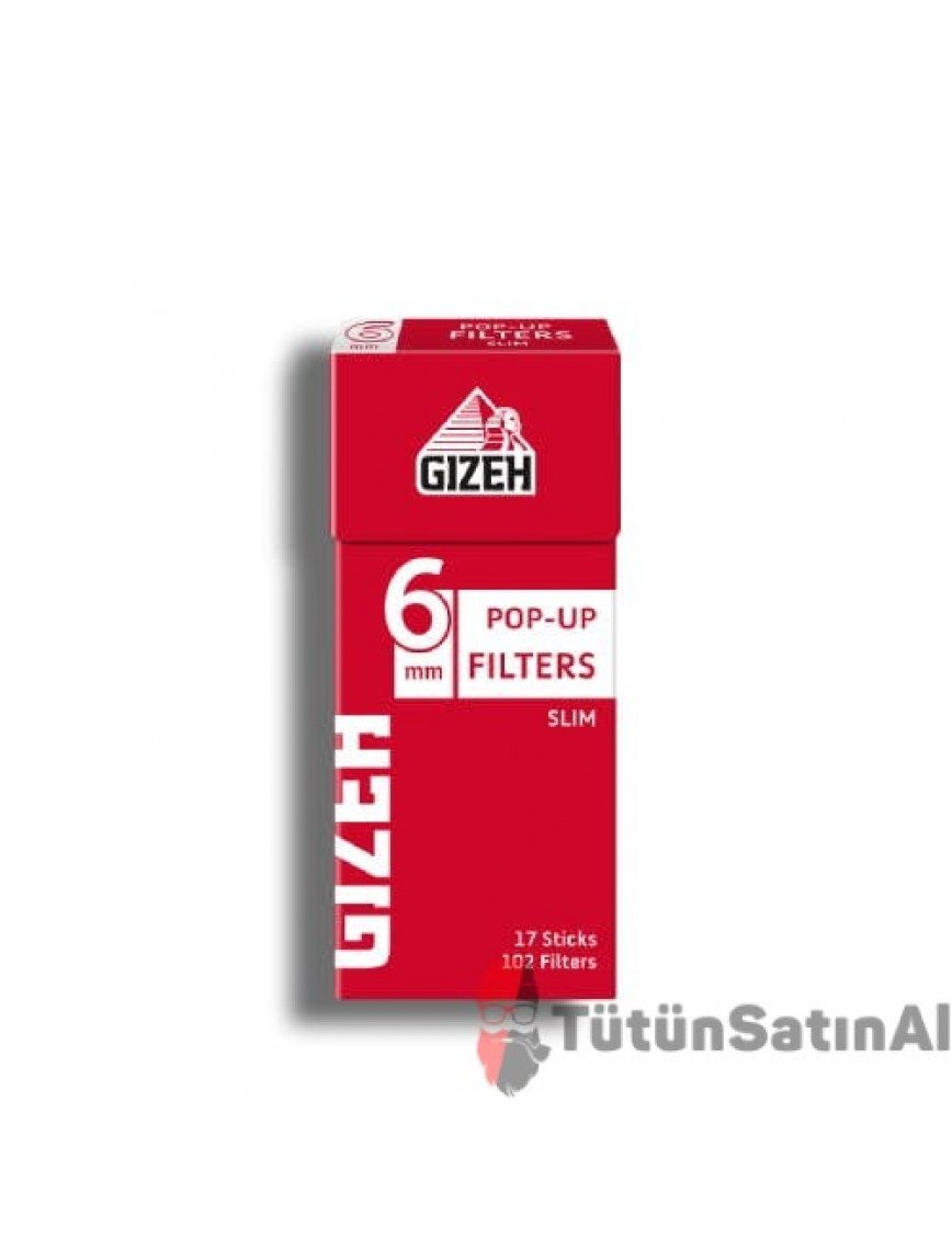 Gizeh Pop-Up 6 mm Kutu Filtre Tane