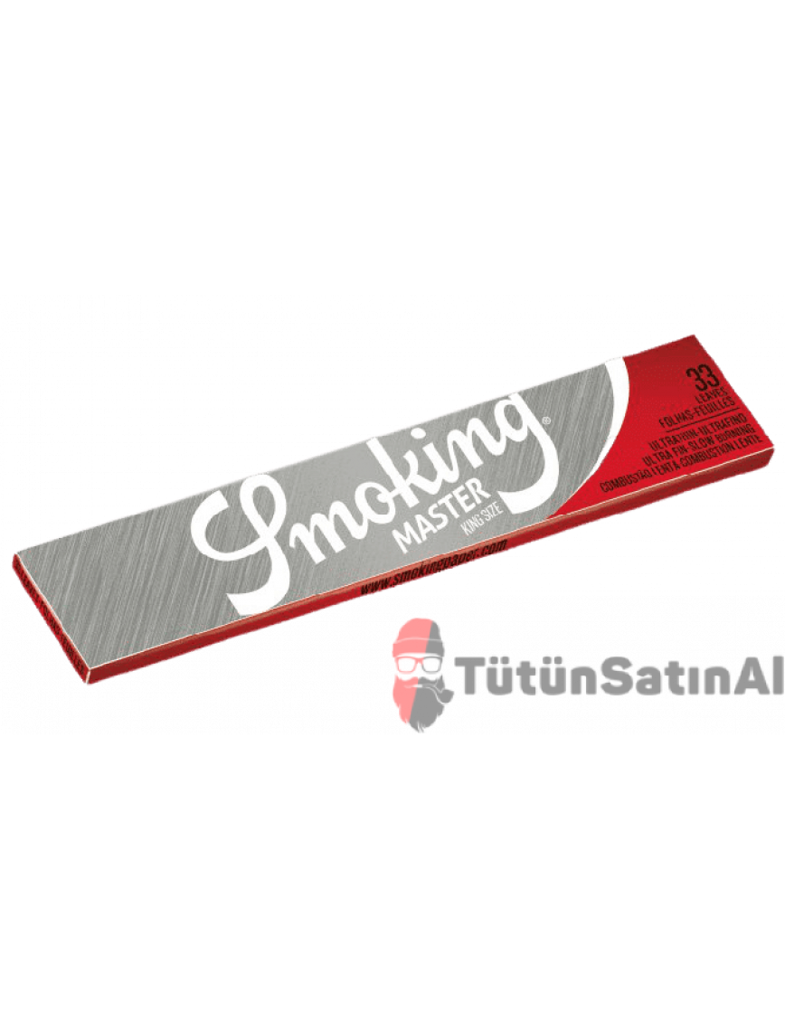 Smoking King Size Master Filter Gümüş Zıvanalı Tane