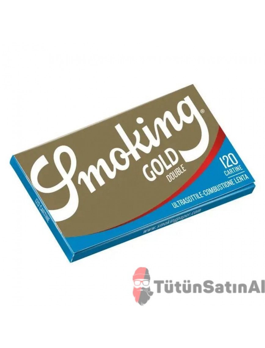 Smoking Gold Double Ultrasottile 120'li Tütün Sarma Kağıdı (Ultra İnce)