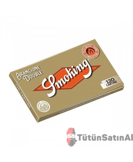 Smoking Arancione Double 120'li T&uuml;t&uuml;n Sarma Kağıdı (Orta)