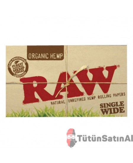Raw Organic Single Wide Duble (100 Adet)