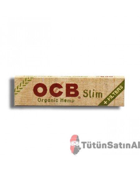 OCB King Size Organic Hemp Slim Sarma Kağıdı Zıvanalı Tane