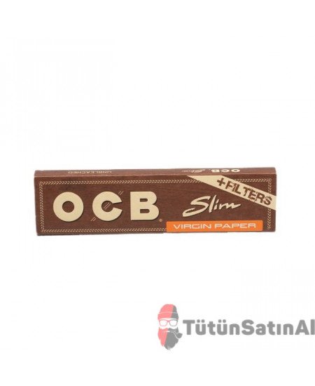 OCB King Size Virgin Paper Filter Kahverengi Zıvanalı