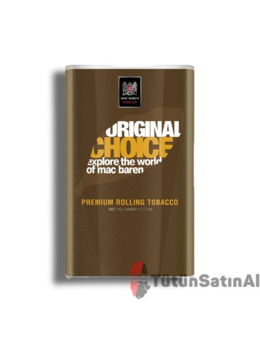 Mac Baren Original Choice #01 40Gr (Karamel-Vanilya)