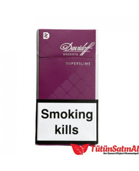 Davidoff Magenta SuperSlims İthal Sigara