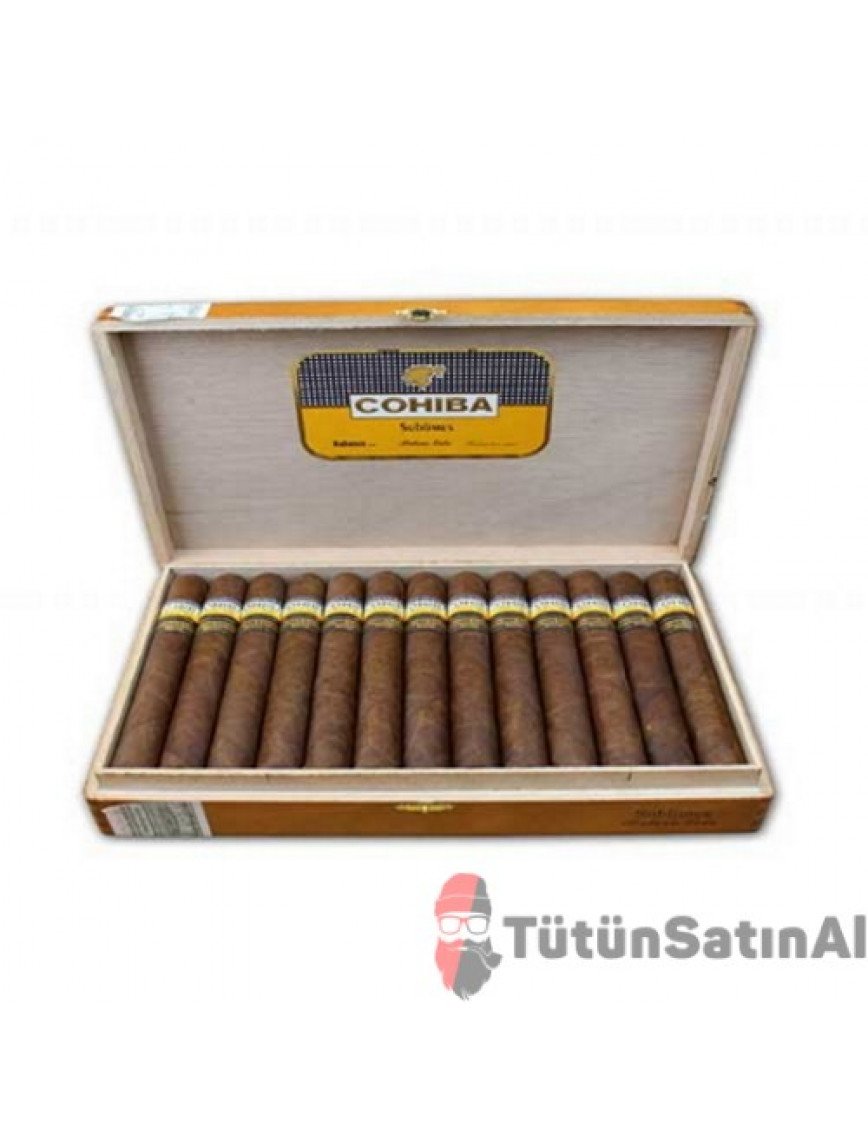 Cohiba Sublimes Puro – 25’li Ahşap Kutu Satın Al