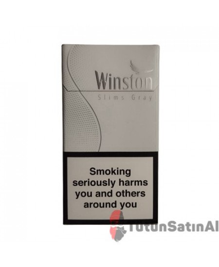 Winston Gray Super Slim (Duty Free) İthal Sigara