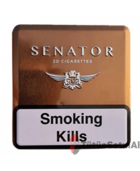 Senator Dark Crema Metal Kutu