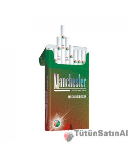 Manchester Amber Crush Fusion İthal Sigara - Elma ve Nane