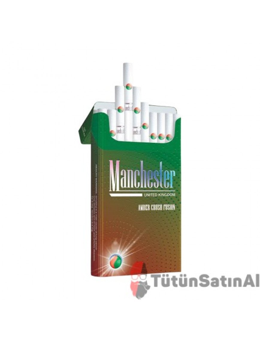 Manchester Amber Crush Fusion İthal Sigara - Elma ve Nane