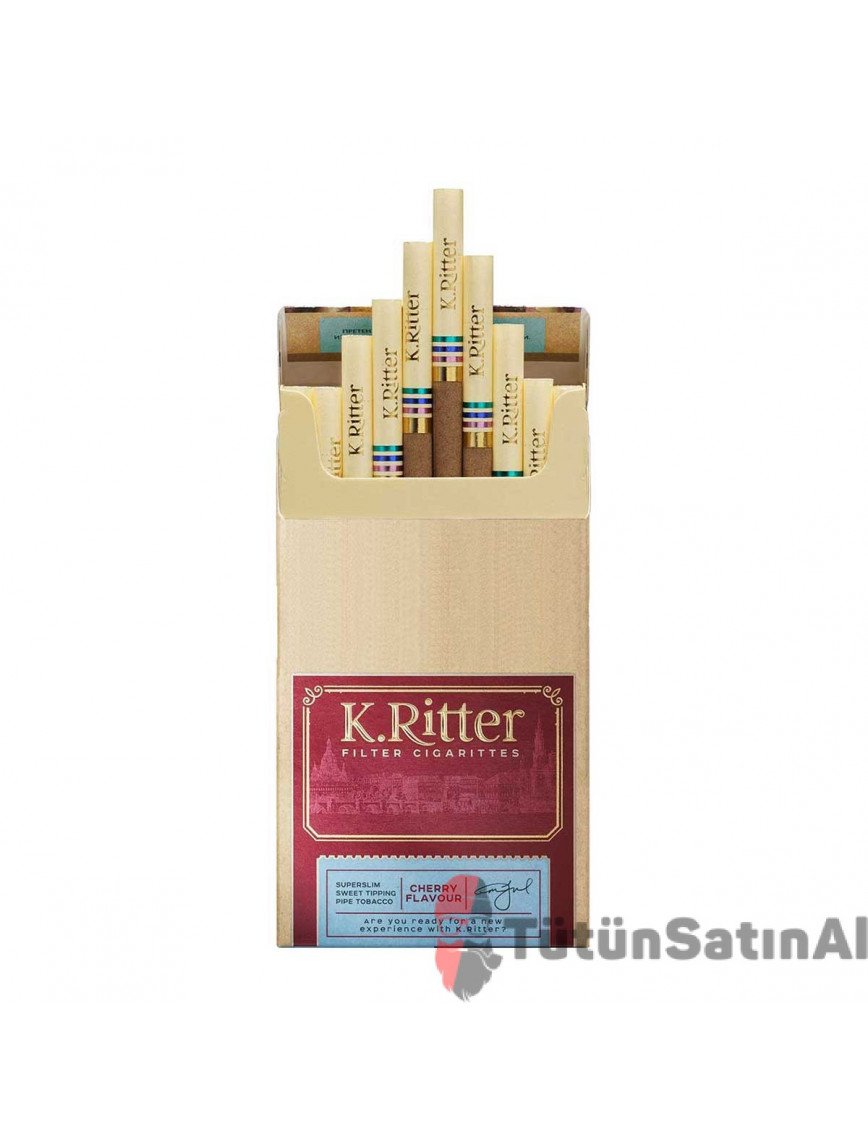 K.RITTER CHERRY - Kiraz aromalı sigara K.RITTER CHERRY - Kiraz aromalı sigara