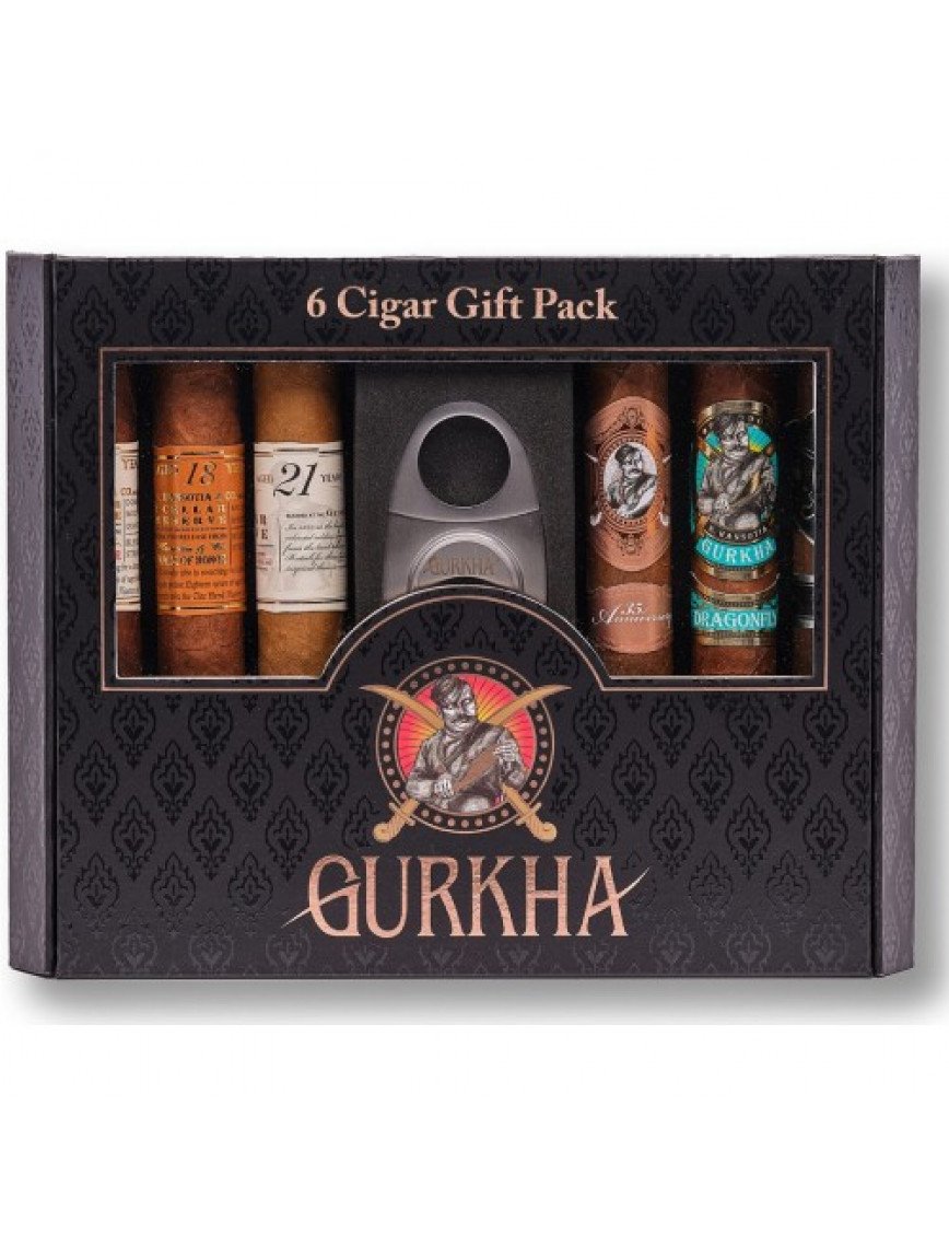Gurkha 6 Cigar Gift Pack Limited Edition Exclusive Collection