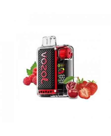 Vozol Vista 20000 Strawberry Raspberry Cherry - &Ccedil;ilek Ahududu Kiraz Aromalı