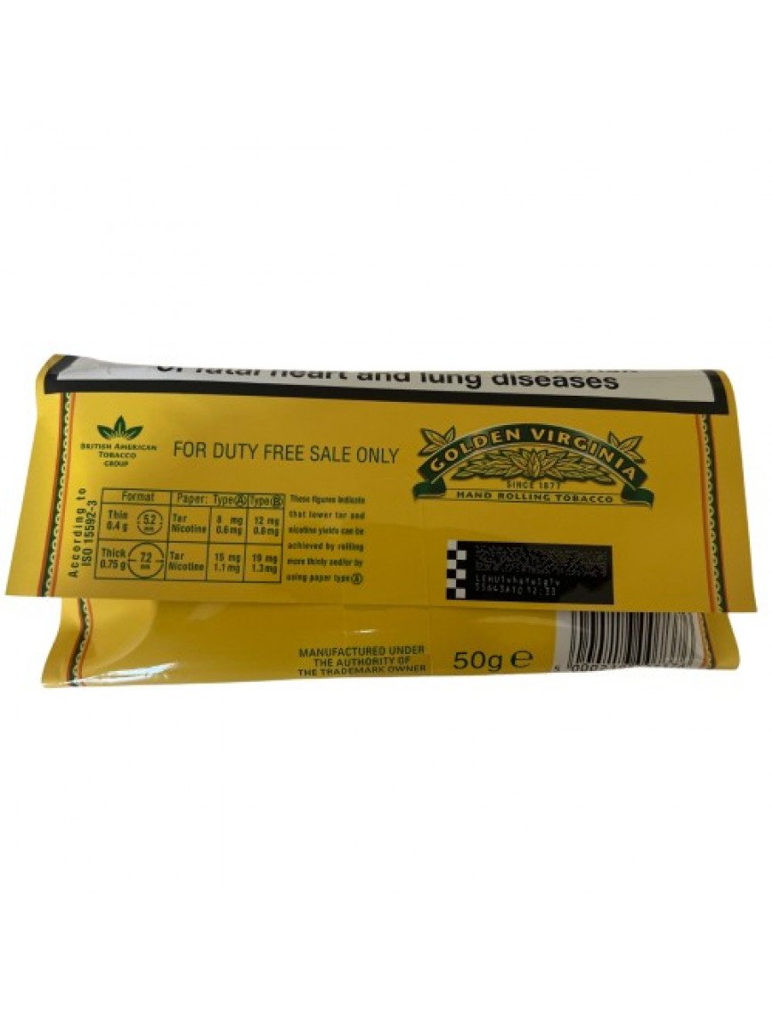 Golden Virginia Yellow (Duty Free) 50gr İthal Tütün Satın al