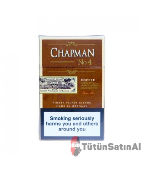 Chapman Coffe No:4 (Kalın) İthal Sigara - Kahve aromalı sigara Chapman Coffe No:4 (Kalın) İthal Sigara - Kahve aromalı sigara