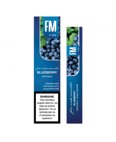 FM E-Stix Blueberry  800 &ccedil;ekim - Orman meyve aromalı&nbsp;