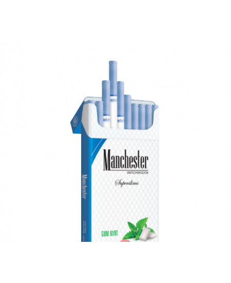 Manchester Superslims Gum mint &ndash; Naneli sakız Aromalı ithal Sigara