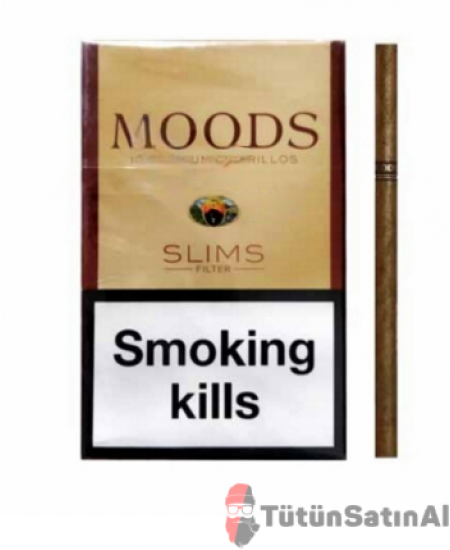 Moods Slims Premium Filter Sigarillo 10'S Moods Slims Premium Filter Sigarillo 10'S