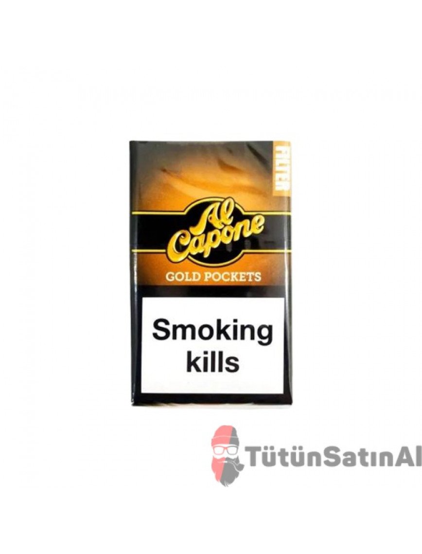 Al Capone Gold Pockets Filter Sigarillo