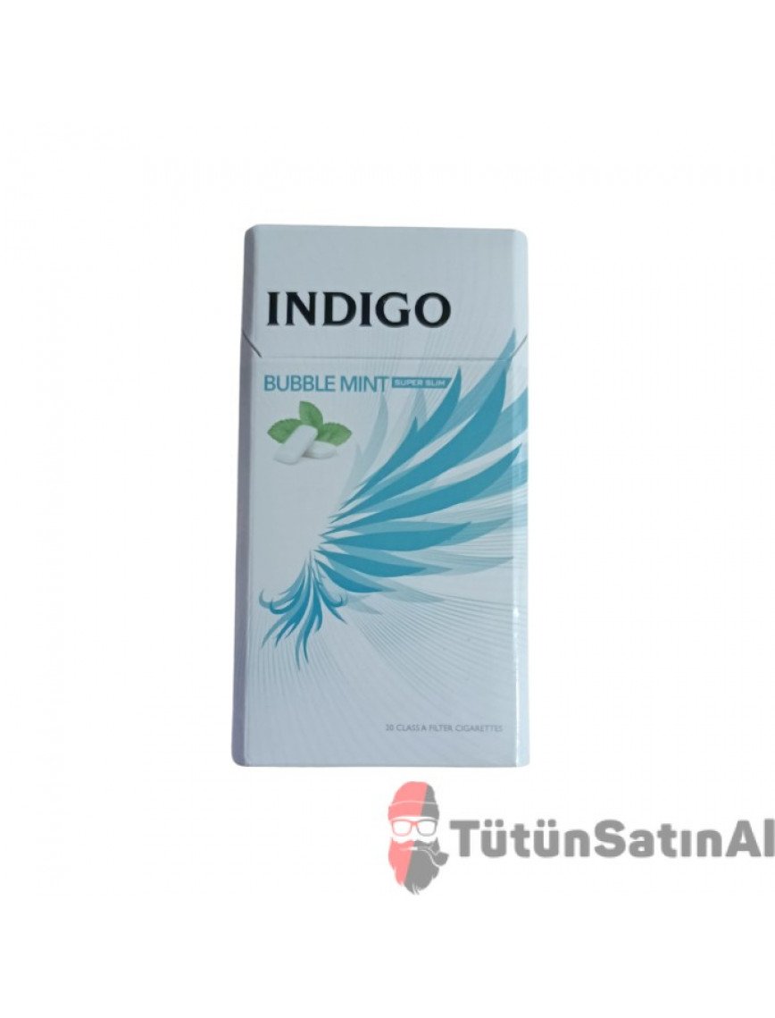İndigo Bubble Mint Super Slim (Sakız Nane) İthal Sigara