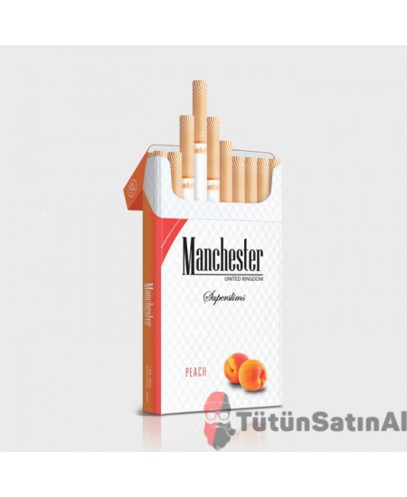 Manchester Superslims Peach &ndash; Şeftali Aromalı Sigara