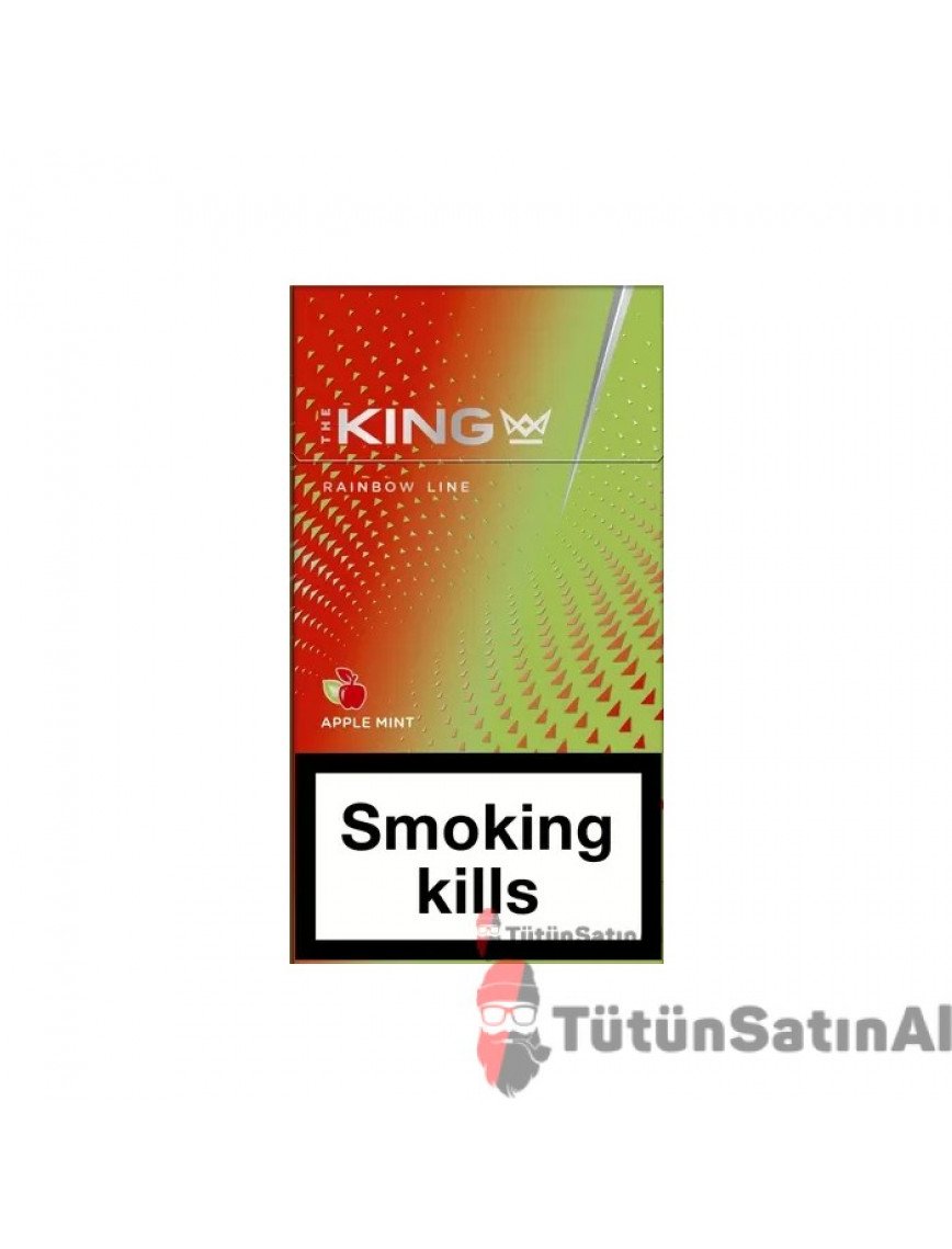 King Rainbow Line Apple Mint ( Elma-Nane) İthal sigara King Rainbow Line Apple Mint ( Elma-Nane) İthal sigara