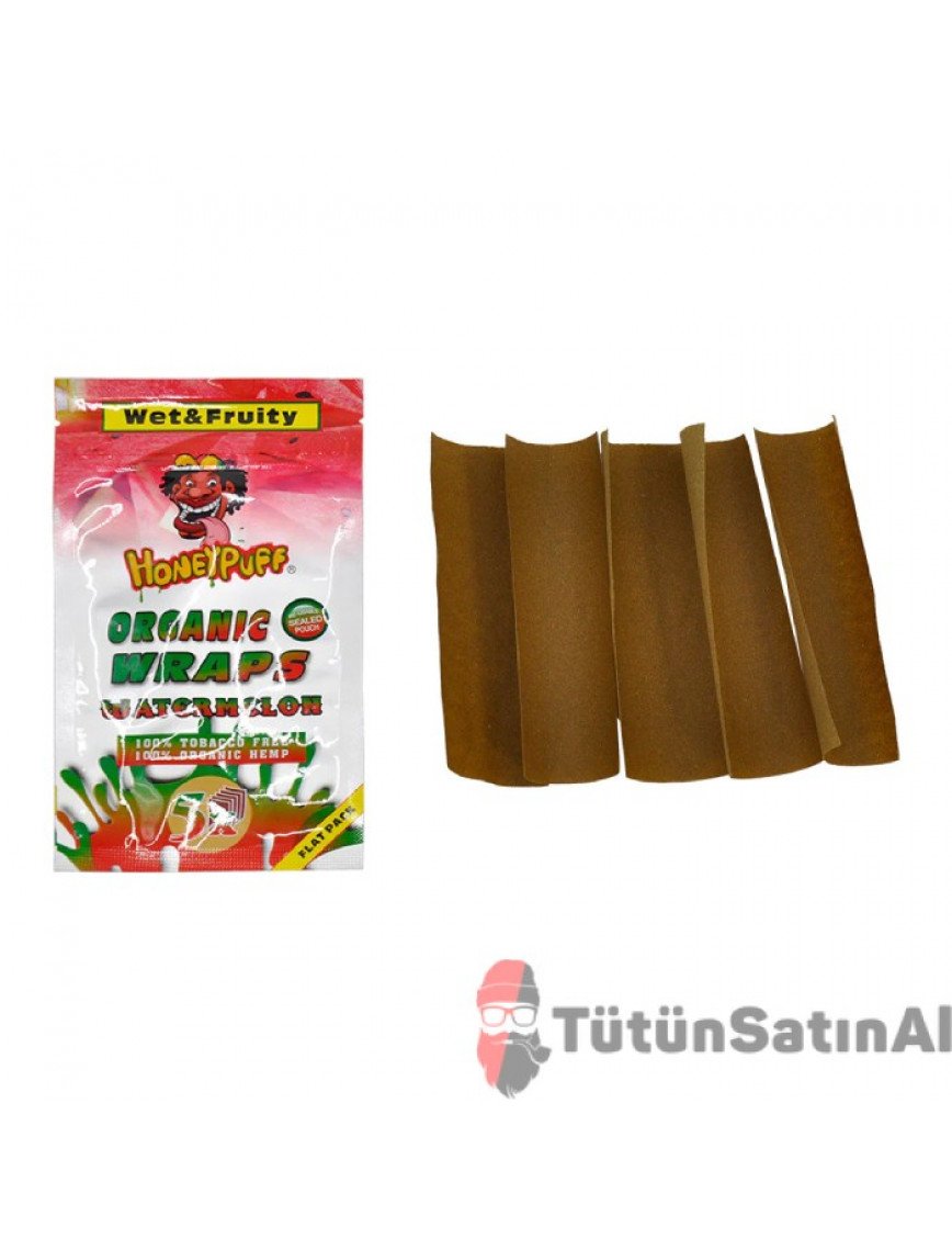 Honeypuff Organic Wraps Watermelon (Karpuz) Aromalı Sarma Kağıdı Honeypuff Organic Wraps Watermelon (Karpuz) Aromalı Sarma Kağıdı
