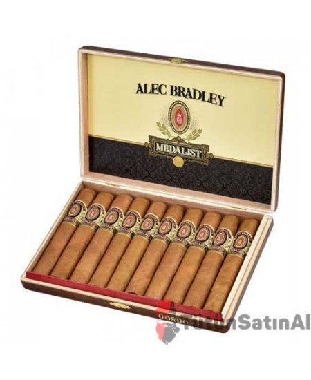 Alec Bradley Medalist Gordo - 10's Ahşap Kutu