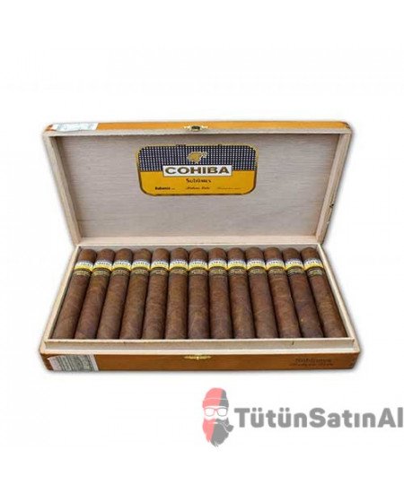 Cohiba Sublimes Puro - 25's Ahşap Kutu