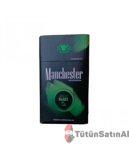 Manchester Queen Compact Green Blast Sigara