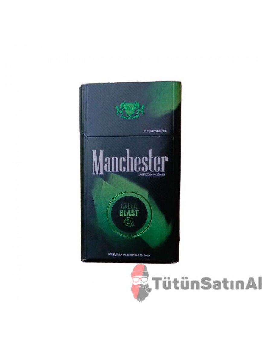 Manchester Queen Compact Green Blast Sigara