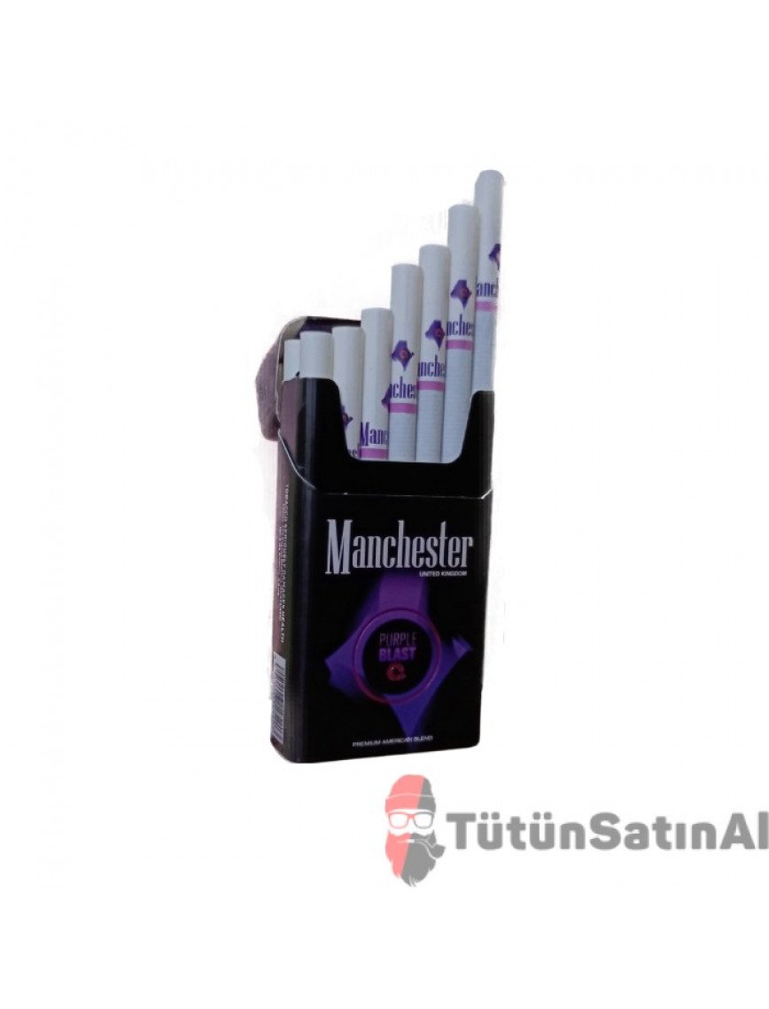 Manchester Queen Compact Purple Blast Sigara