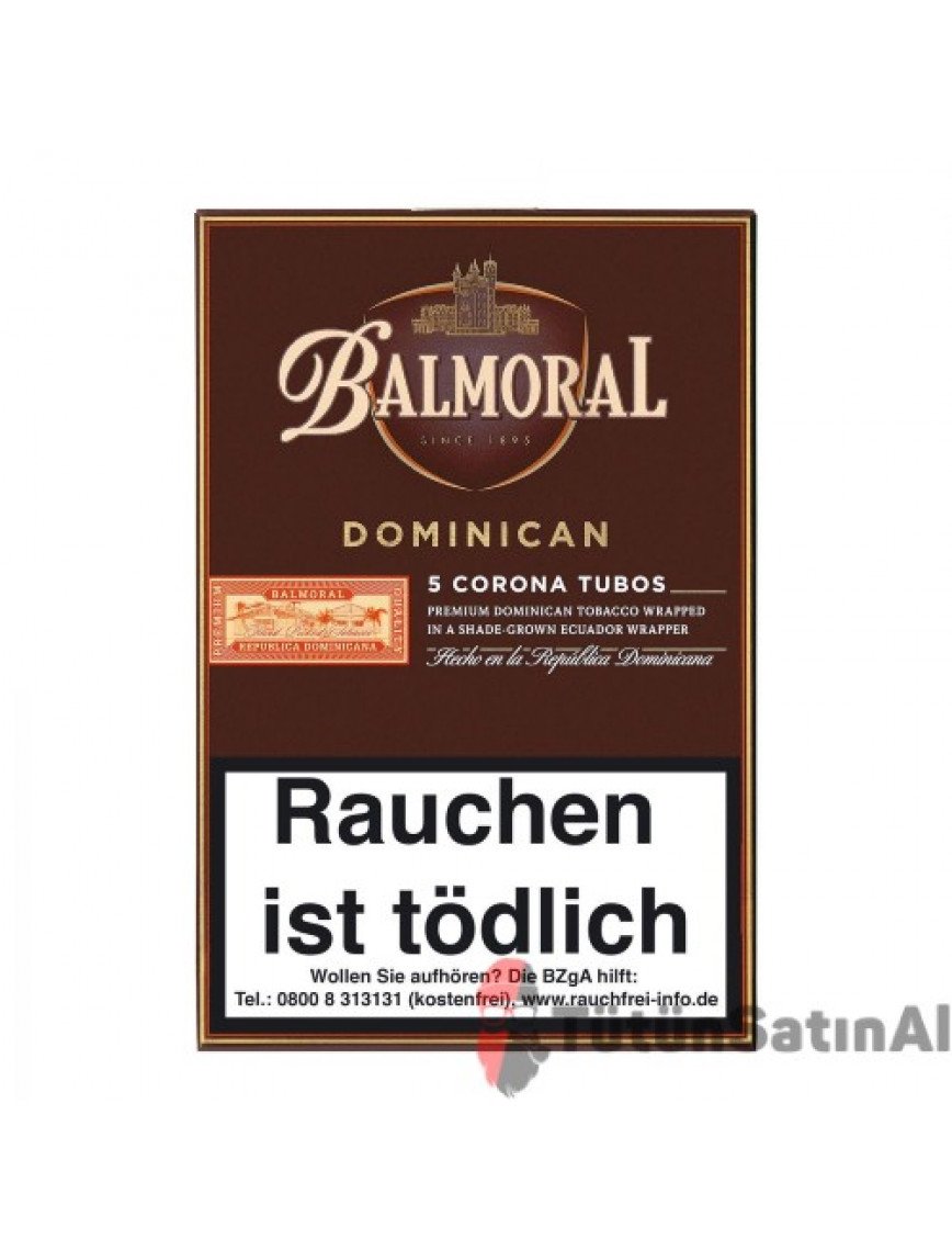 Balmoral Dominican Selection Corona Tubos 5's