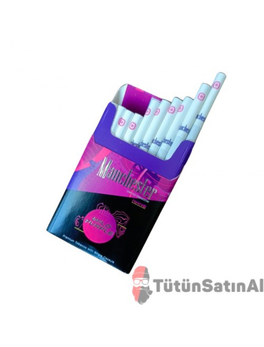 Manchester Nano Wild Purple Slim Sigara (Böğürtlen Aromalı)