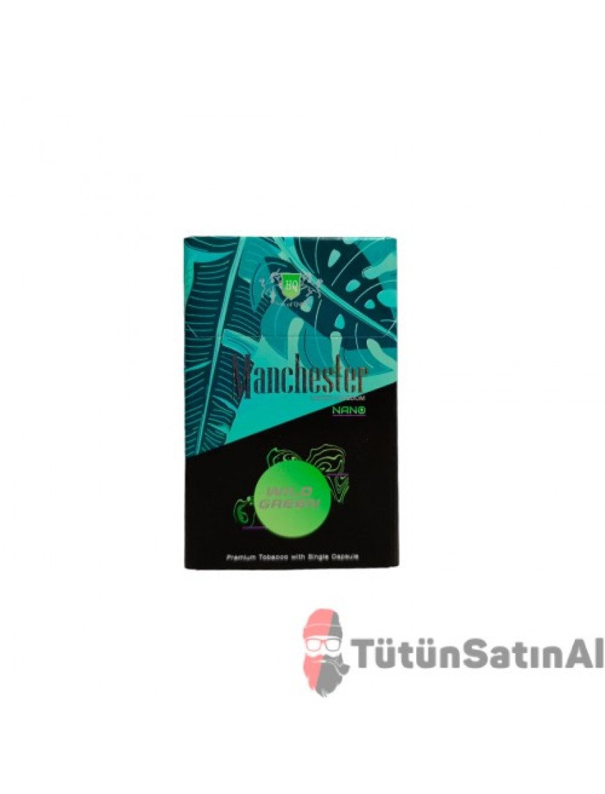Manchester Nano Wild Green Mentollü Slim Sigara (Mentol Nane Aromalı)