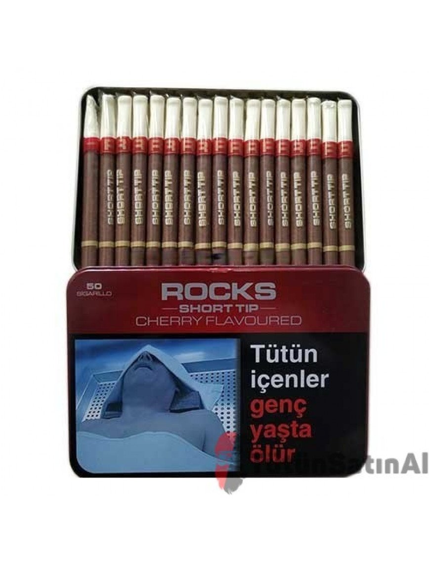 Rocks Short Cherry Sigarillo - Kiraz Aromalı