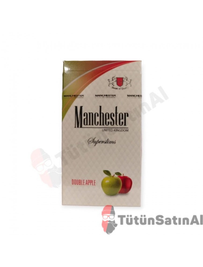 Manchester Superslims Double Apple – Elma Aromalı Sigara