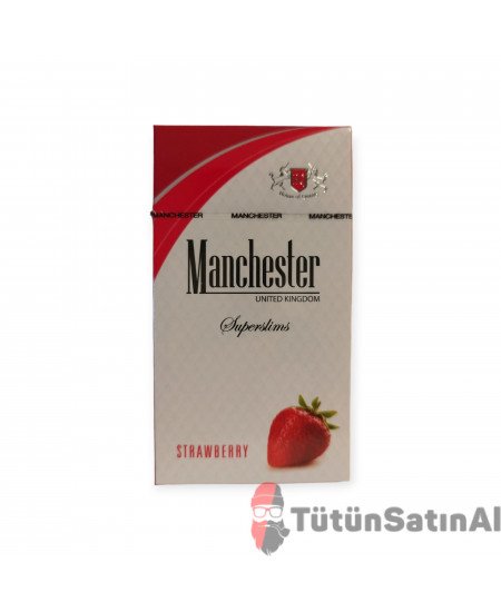 Manchester Superslims Strawberry - &Ccedil;ilekli Sigara