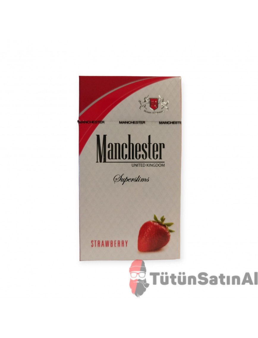 Manchester Superslims Strawberry - Çilekli Sigara