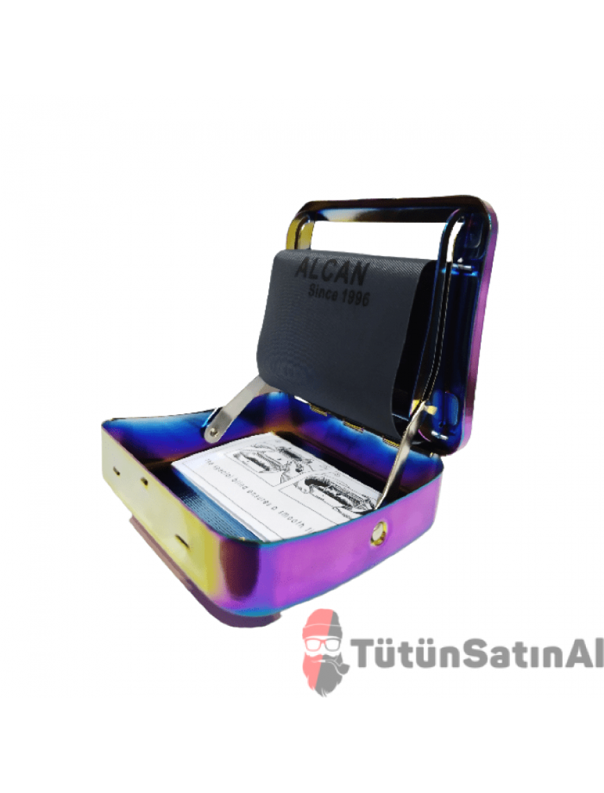 Alcan Since 1996 Otomatik Tütün Sarma Tabakası Renkli (Gökkuşağı)