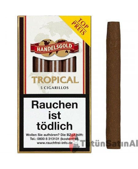 Handelsgold Tropical - Hindistan Cevizi aromalı 5'li Sigarillo