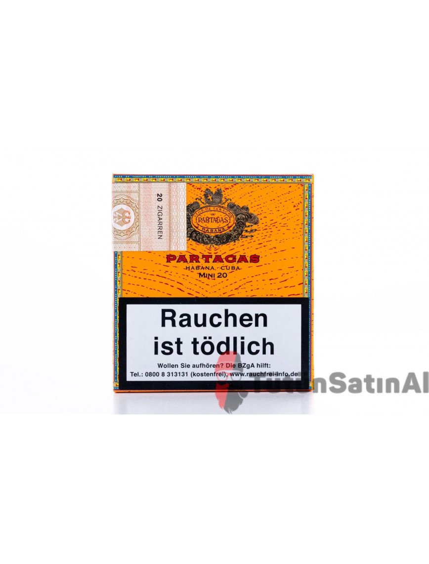 Partagas Mini 20 Sigarillo - Sigarillo Satın al